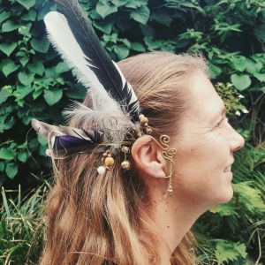 ear cuff gouden ekster
